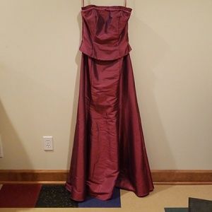 Formal Mauve Fit and Flare Gown
